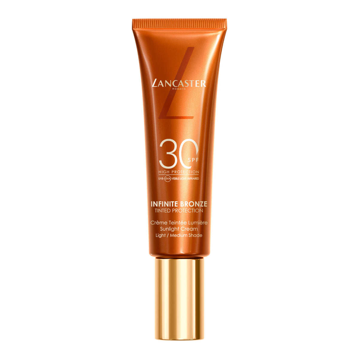 Lancaster Infinite Bronze Tinted Protection tonirana krema za lice SPF 30 nijansa Light