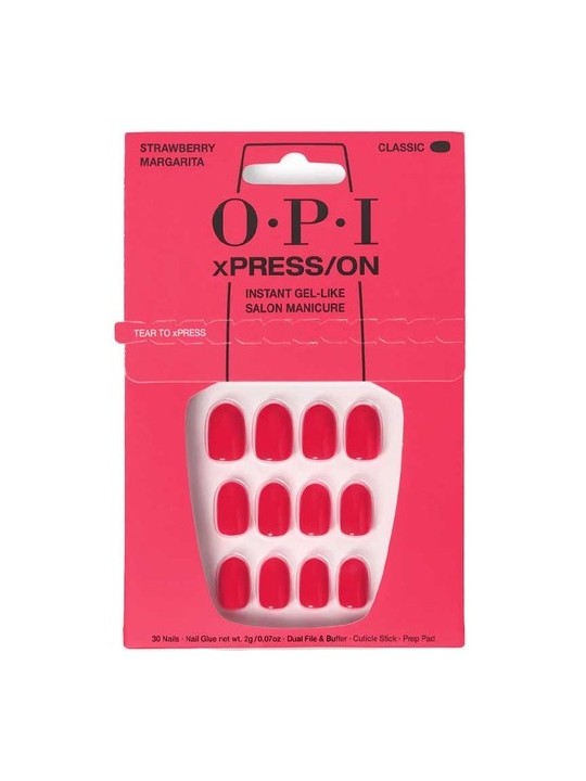 OPI PRESSON STRAWBERRY MARGARITA