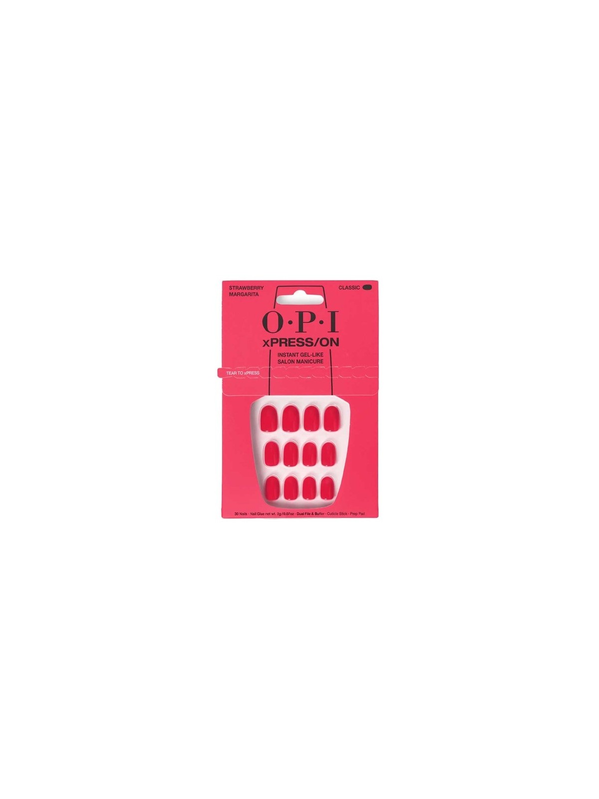 OPI PRESSON STRAWBERRY MARGARITA