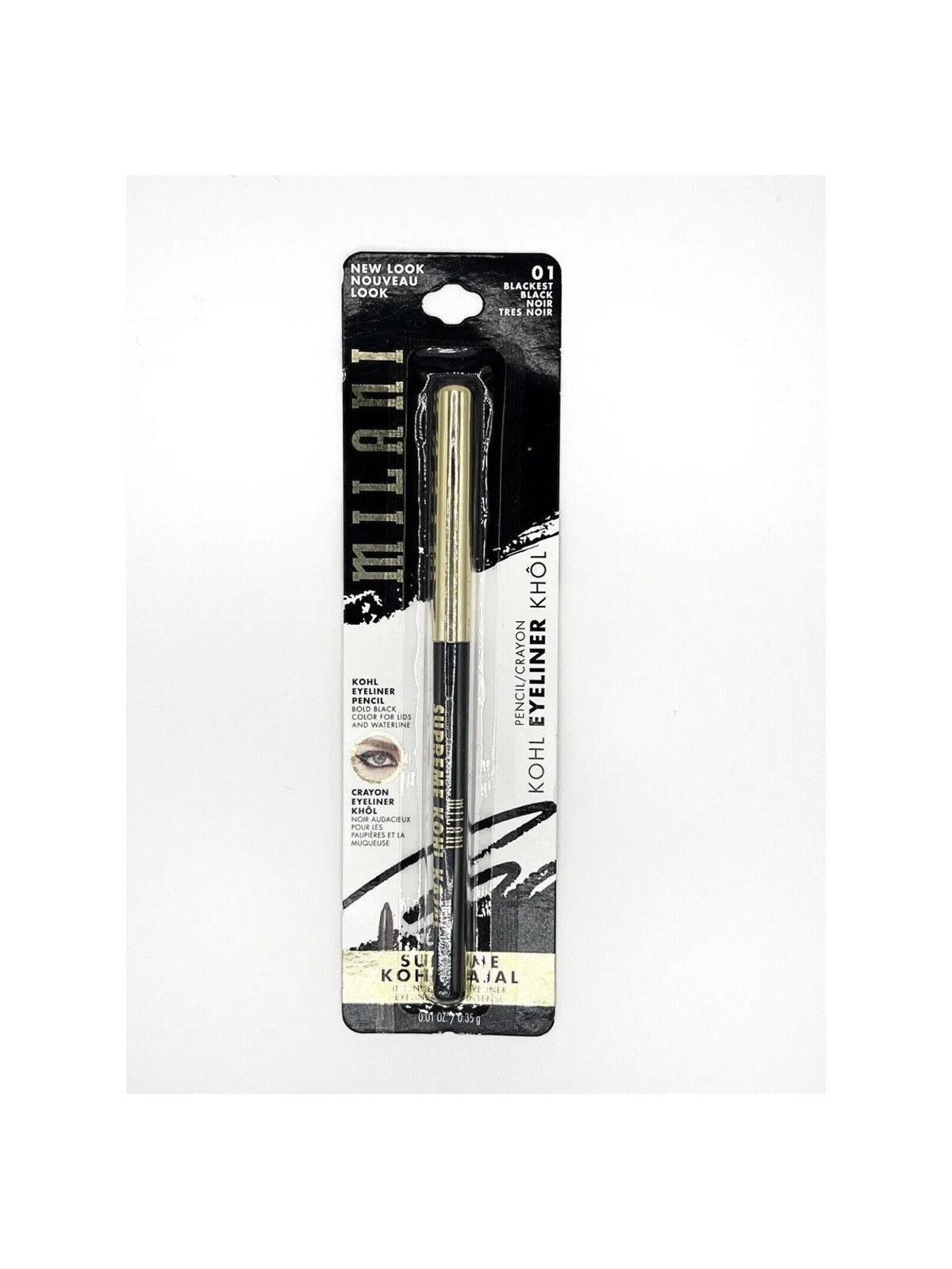 MILANI EYE PENCIL SUPREME KOHL KAJAL BLACK
