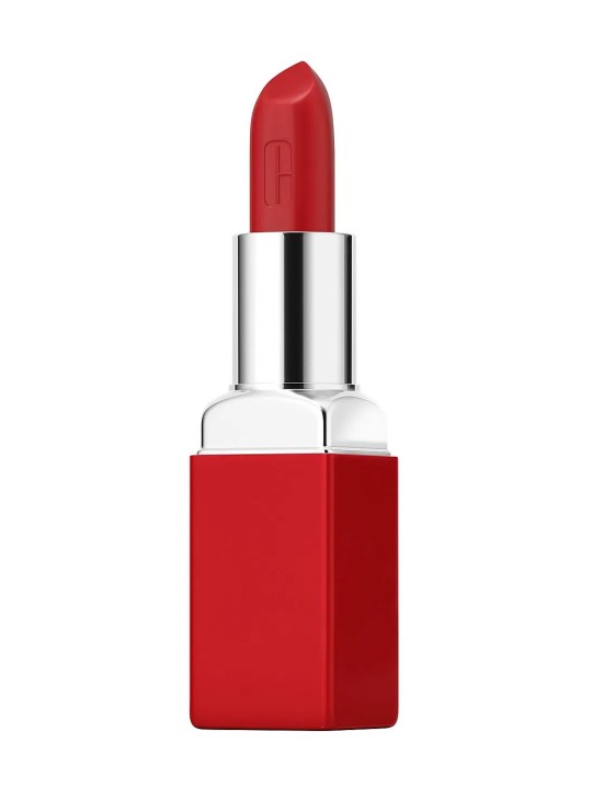 CLINIQUE POP RED LIP COLOR BLUSH RED HOT + GRATIS MOISTURE SURGE 15 ML