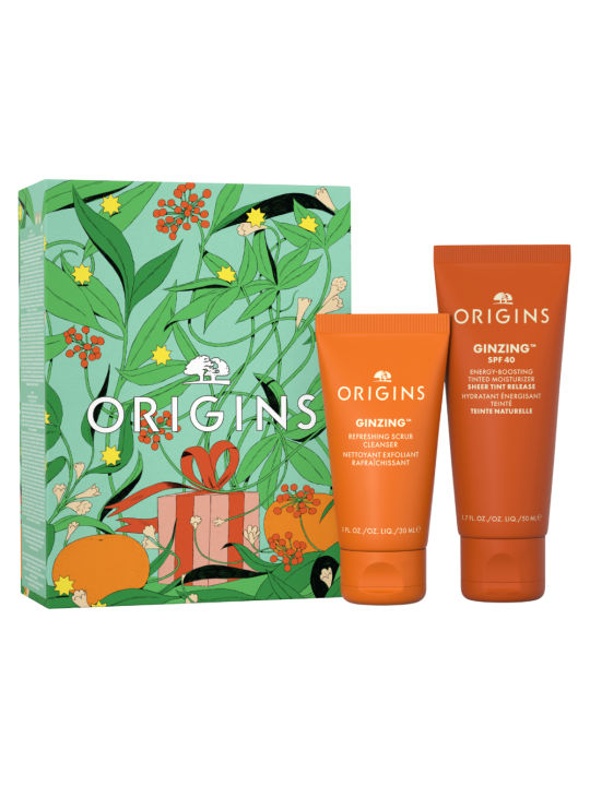 ORIGINS GINZING PROTECT & GLOW SET