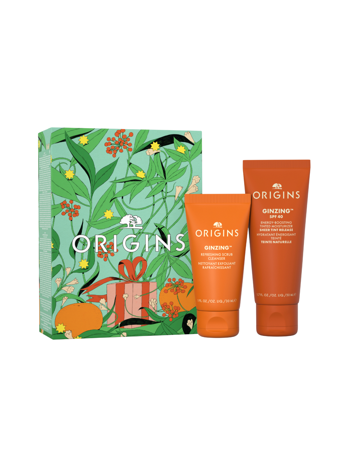 ORIGINS GINZING PROTECT & GLOW SET