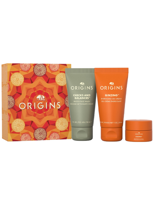 ORIGINS MINI TRAVEL ESSENTEALS TRIO SET