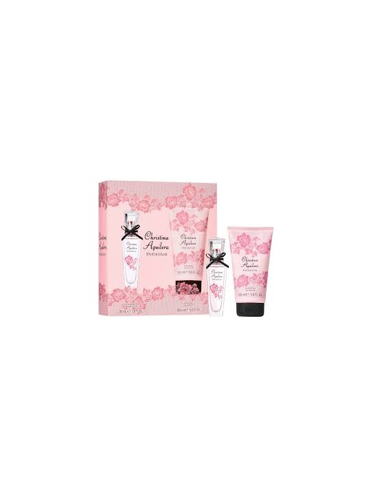 CHRISTINA AGUILERA SET DEFINITION EDP 30 ML + SHOWER GEL 150 ML