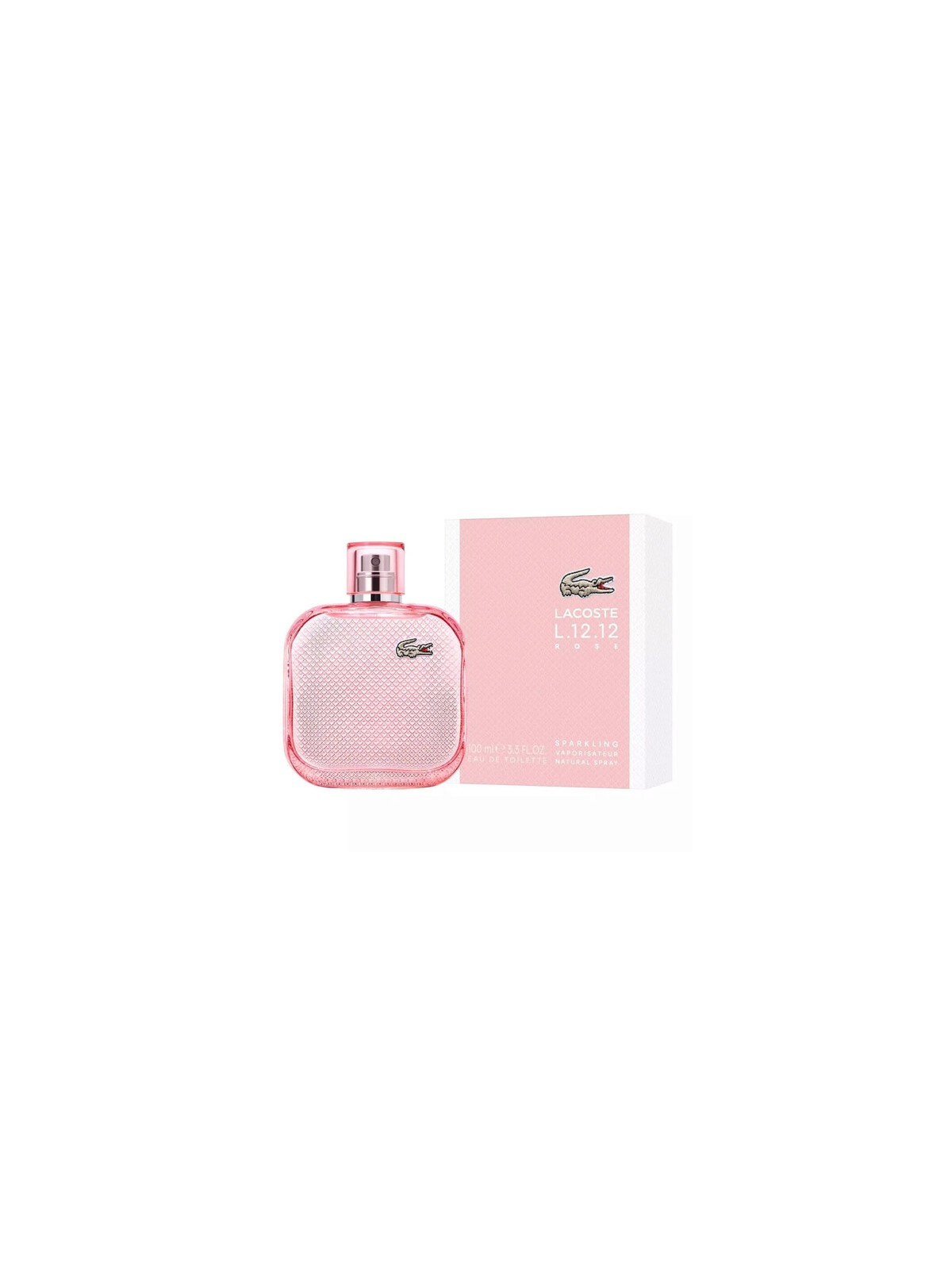 LACOSTE L.12.12 ROSE SPARKLING EDT 100 ML 1 + 1 GRATIS