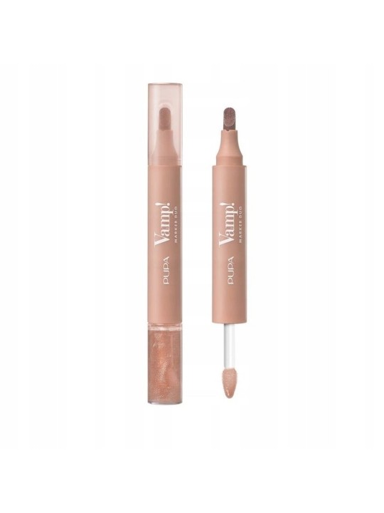 PUPA LIPSTICK VAMP MARKER DUO + POKLON LIPSTICK MARKER DUO 009 JELLY CORAL