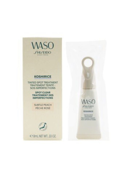 SHISEIDO WASO TINTED SPOT TREATMENT 8 ML + POKLON SHISEIDO TOALETNA TORBICA