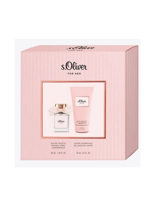 S.OLIVER FOR HER WOMAN SET EDT 30 ML + SHOWER GEL 75 ML