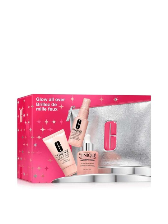 CLINIQUE MOISTURE SURGE GLOW SERUM SET