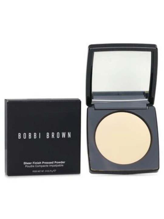 BOBBI BROWN COMPACT POWDER SHEER FINISH PALE YELLOW