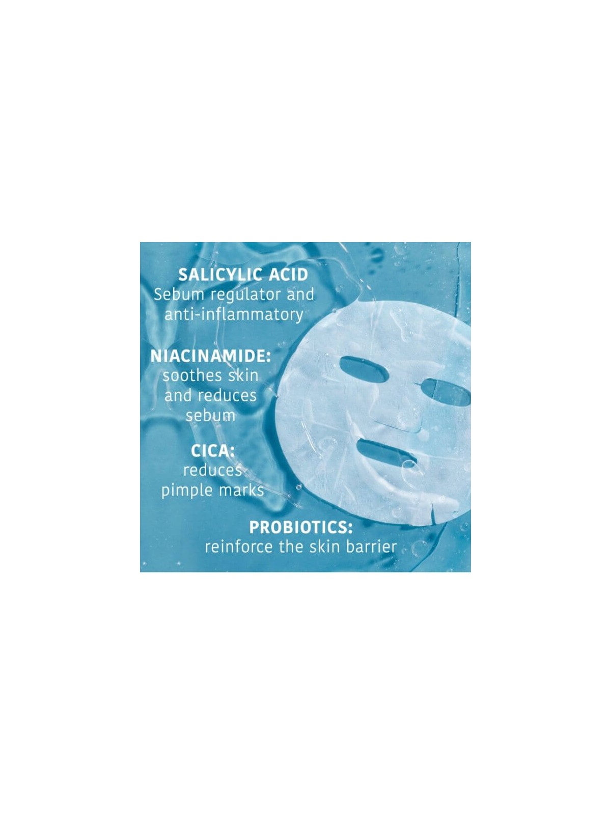 IROHA FACE SHEET MASK SALICYLIC ACID
