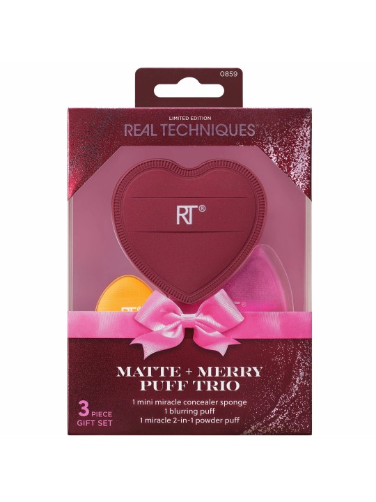 REAL TECHNIQUES MATTE + MERRY PUFF TRIO SET