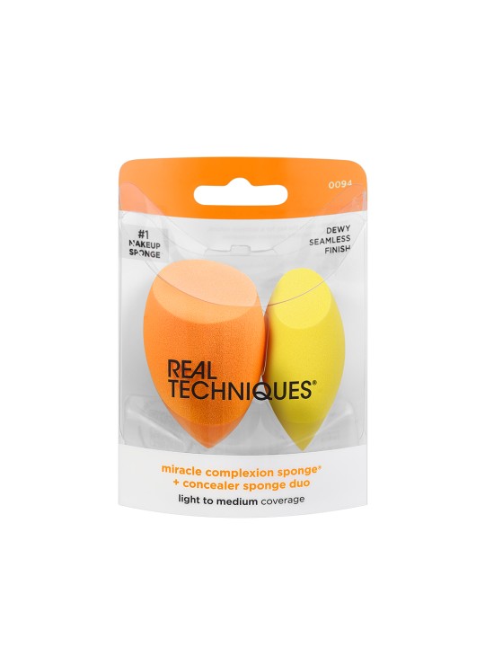 REAL TECHNIQUES SPONGE MCS + CONCEALER SPONGE DUO