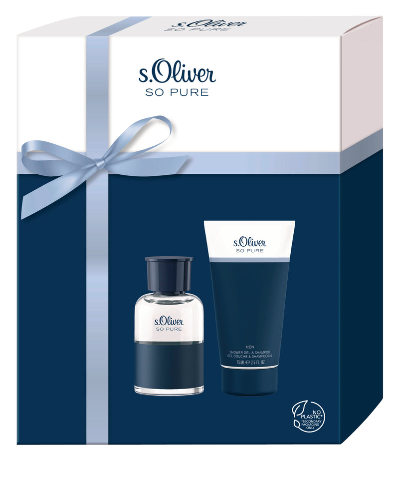 s.Oliver So Pure poklon set za muškarce (toaletna voda 30 ml + gel za tuširanje 75 ml)