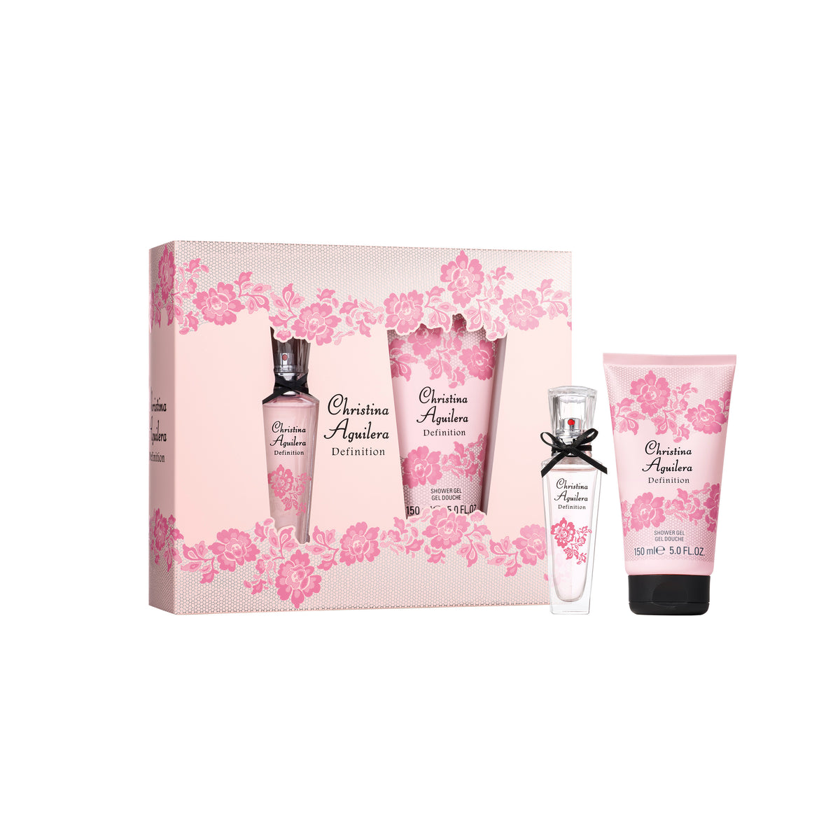 Christina Aguilera Definition poklon set za žene (parfemska voda 30 ml + gel za tuširanje 150 ml)