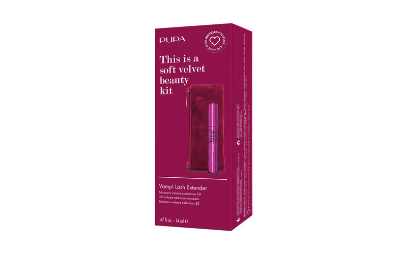 Pupa Xmas 2025 poklon set (Vamp! Lash Extender maskara + torbica)