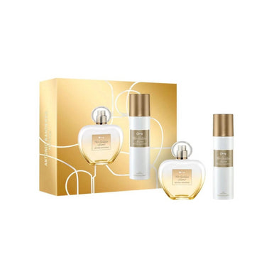 Antonio Banderas Her Golden Secret poklon set za žene (toaletna voda 80 ml + dezodorans u spreju 150 ml)